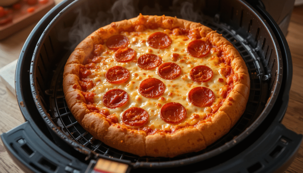 red baron french bread pizza air fryer